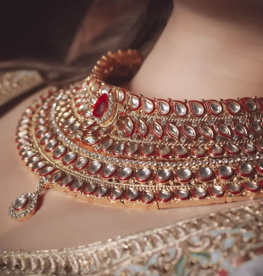 Ruby Bridal Necklace