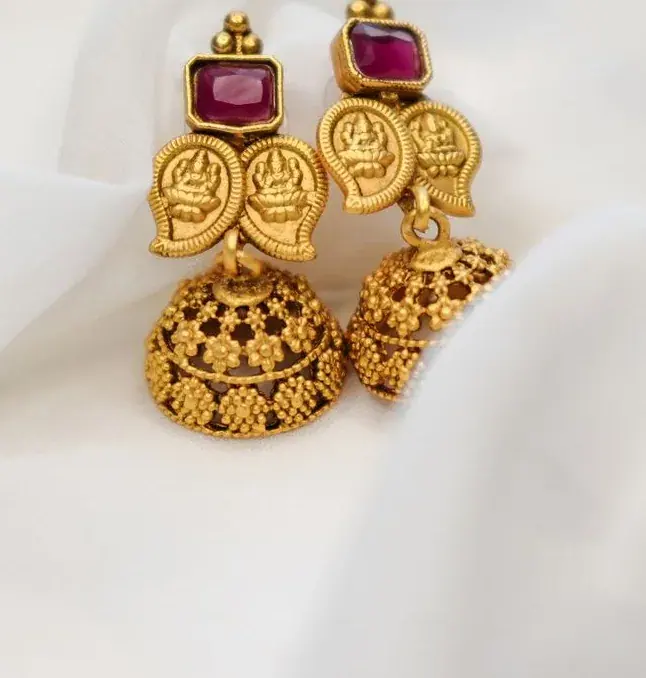 Temple Jhumkas